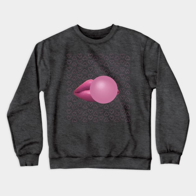 Tsexy lips Crewneck Sweatshirt by M.Barroq